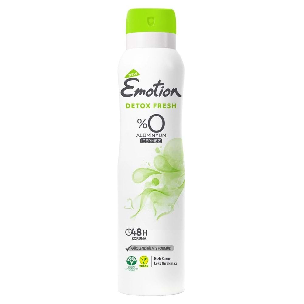 Emotion Deodorant 150Ml Detox Fresh