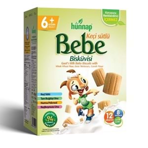 Hünnap Keçi Sütlü Bebek Bisküvisi 400 Gr