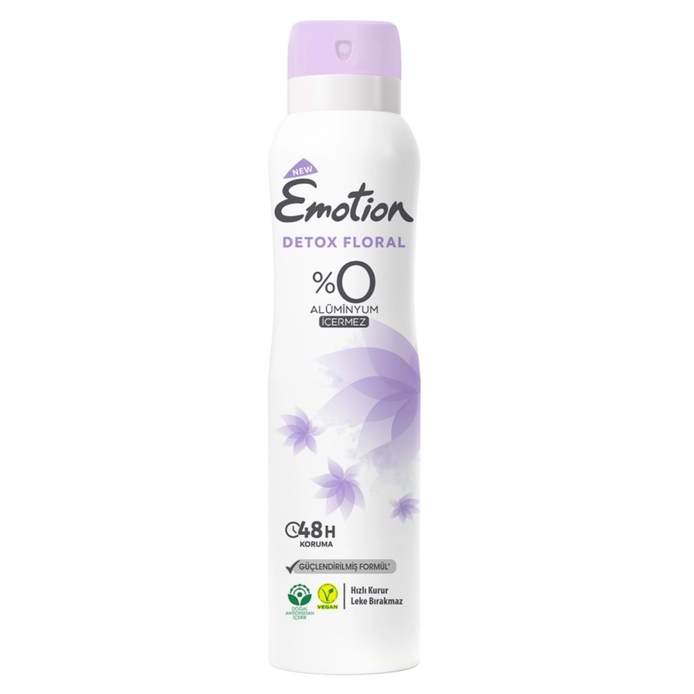 Emotion Deodorant 150ml Detox Floral