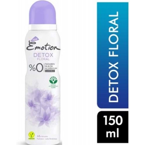 Emotıon Deodorant 150ml Detox Floral