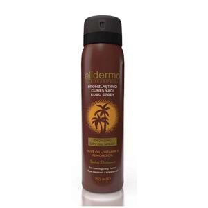 Alldermo Bronzlaştırıcı Dry Oil Aerosol Sprey 150 mL