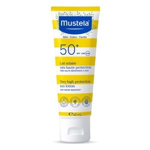 Mustela SPF50+ Çok Yüksek Koruma Faktörlü Güneş Losyonu 40 mL (Küçük)