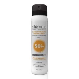 Alldermo SPF50+ Invisible Aerosol Güneş Koruyucu Sprey 150 mL