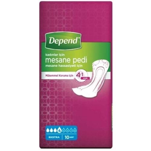 Depend Kadın Mesane Pedı Extra 10 Lu