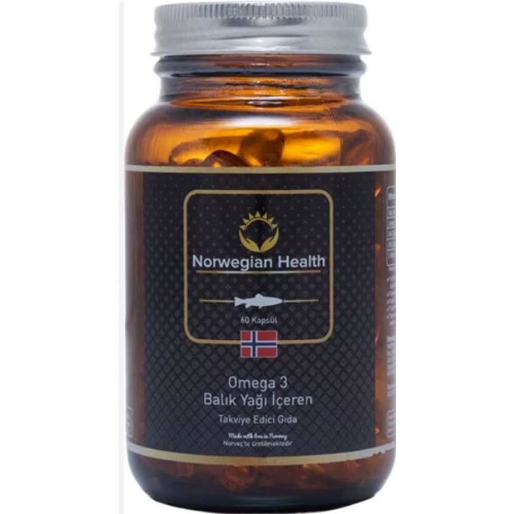 Norwegıan Health Omega 3 60 Kapsül 1000Mg