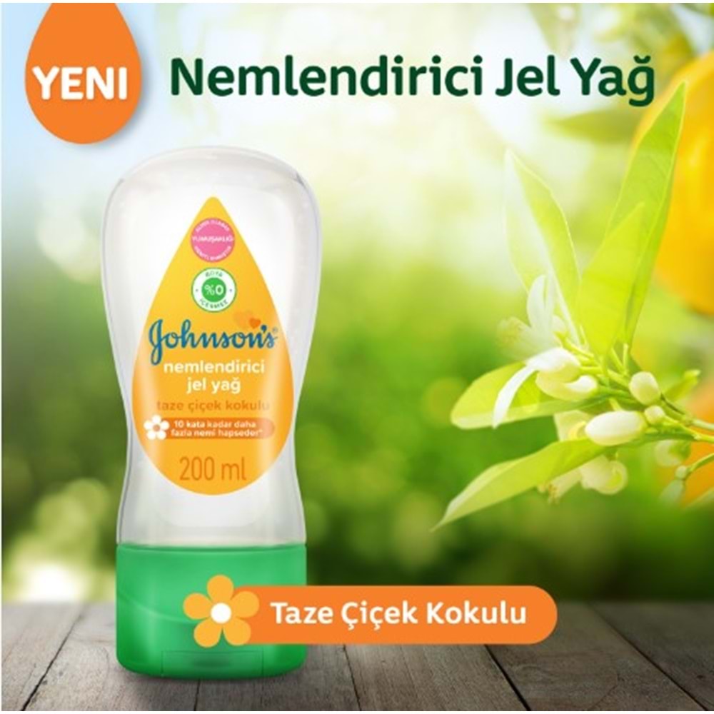 Johnsons Nemlendirici Jel Yağ Çiçek Kokusu 200Ml