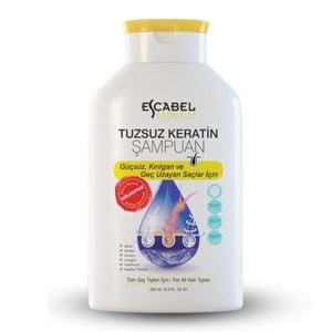 Escabel Keratin Tuzsuz Şampuan 300Ml