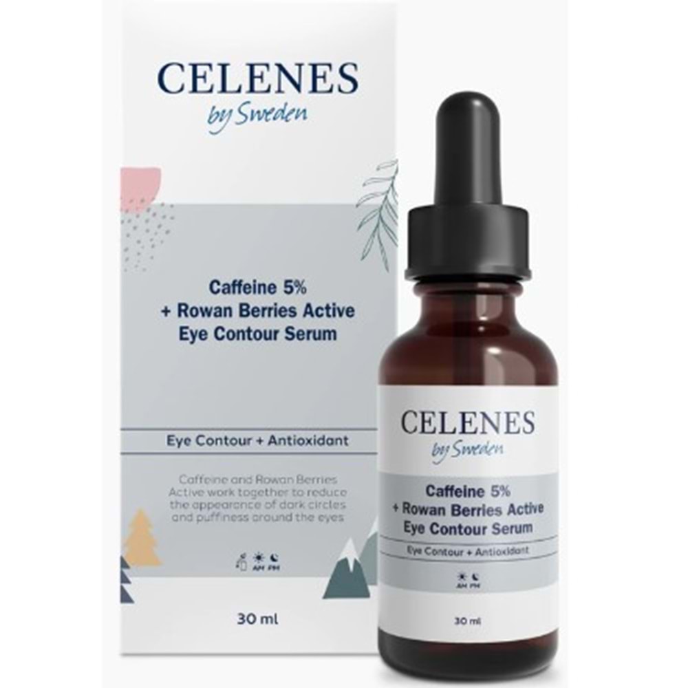 Celenes Caffeine %5 + Rowan Berries Göz Serumu 30ml