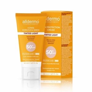 Alldermo Tinted Light SPF50+ Güneş Kremi 50 mL