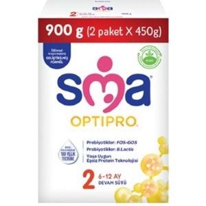 SMA Optipro Bebek Devam Sütü 900Gr NO:2 6-12 Ay
