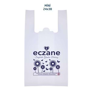 Eczane Poşeti Safir Atlet Mini 200 Adet 24x38cm