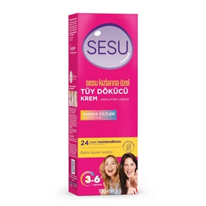 Sesu Tüy Dökücü Krem Hassas Ciltler 100Ml