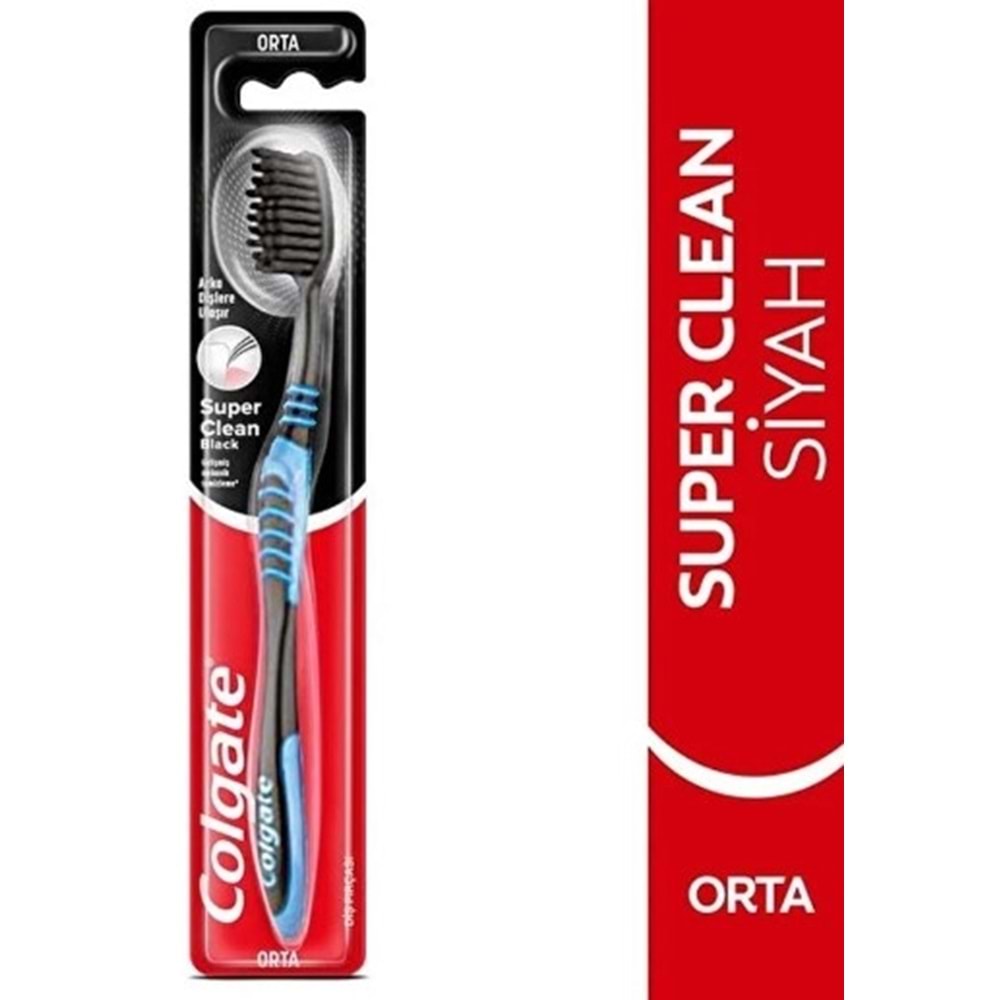 Colgate Diş Fırçası Super Clean Black Orta