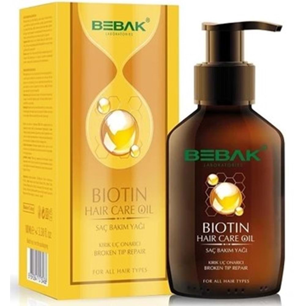 Bebak Biotin Saç Bakım Yağı 100Ml