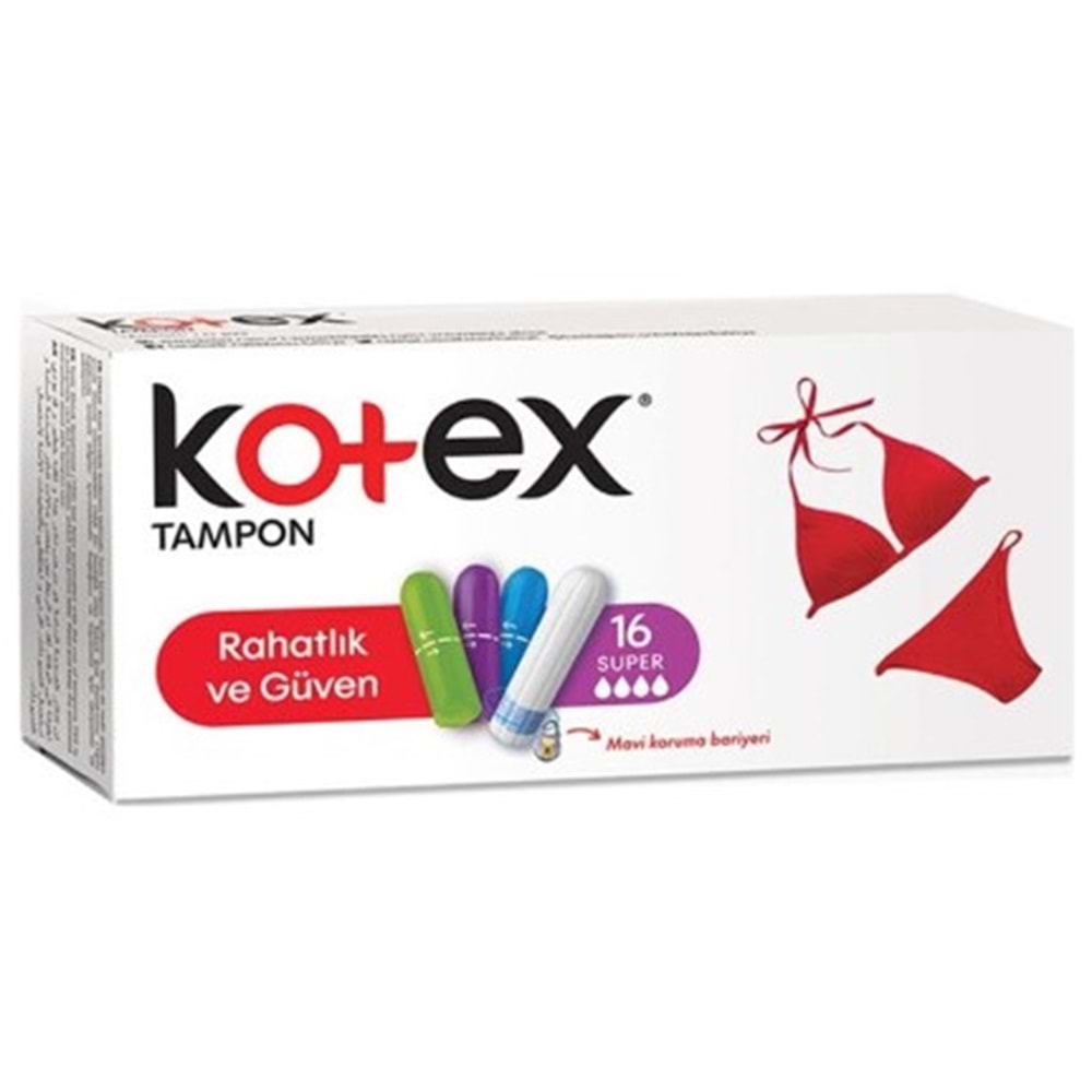 Kotex Tampon Süper 16 Lı