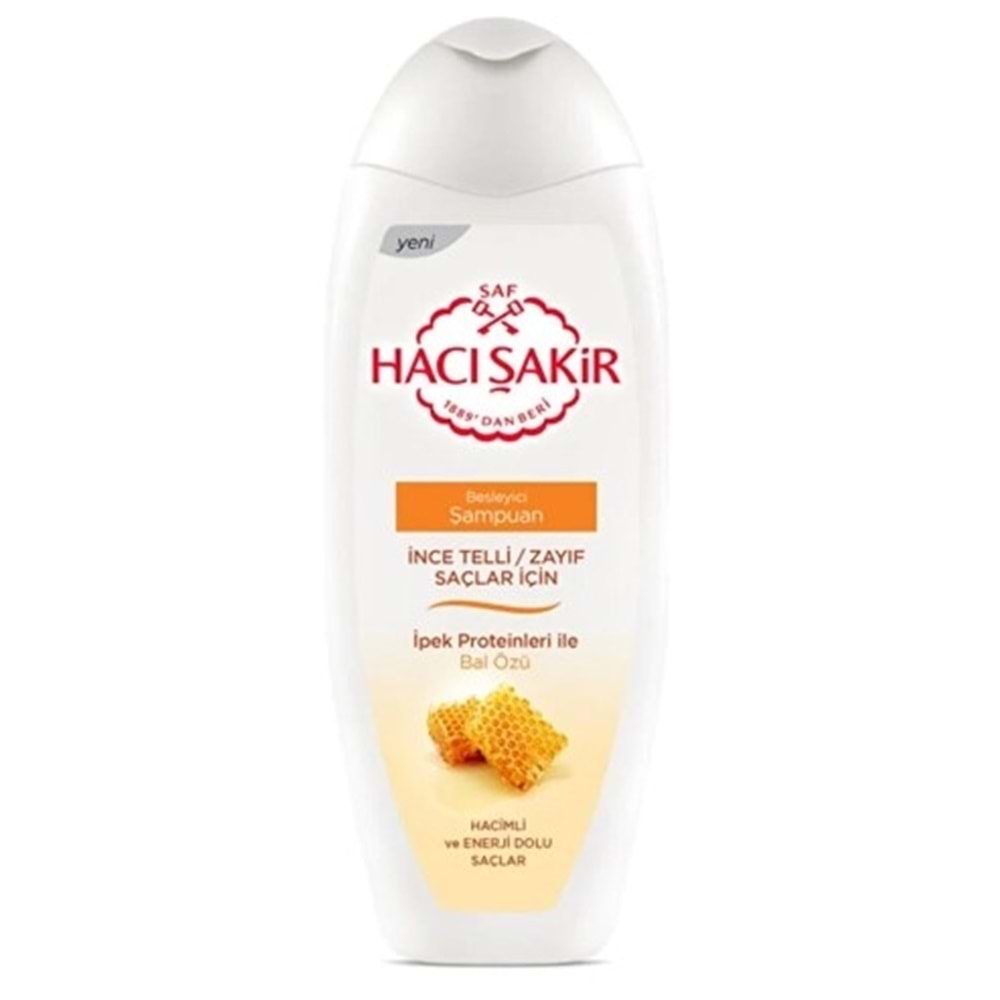 Hacı Şakir Şampuan Hacim Veren 2In1 500Ml Bal