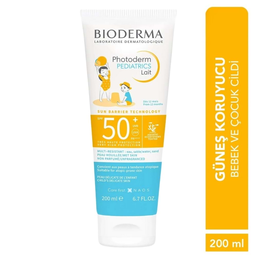 Bioderma Photoderm Pediatrics Lait SPF50+ Güneş Kremi 200 mL