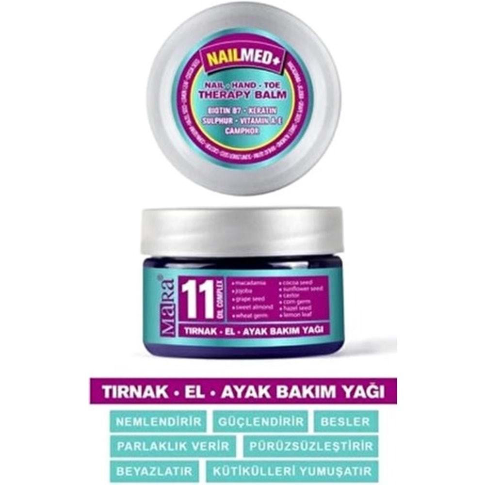Mara Nailmed+ Therapy Balm Tırnak-El-Ayak Bakım Yağı 40Ml