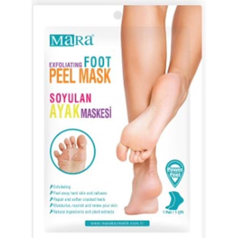 Mara Soyulan Ayak Maskesi 1 Çıft 40gr