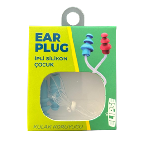 Elipse Kulak Tıkacı İpli Silikon Çocuk
