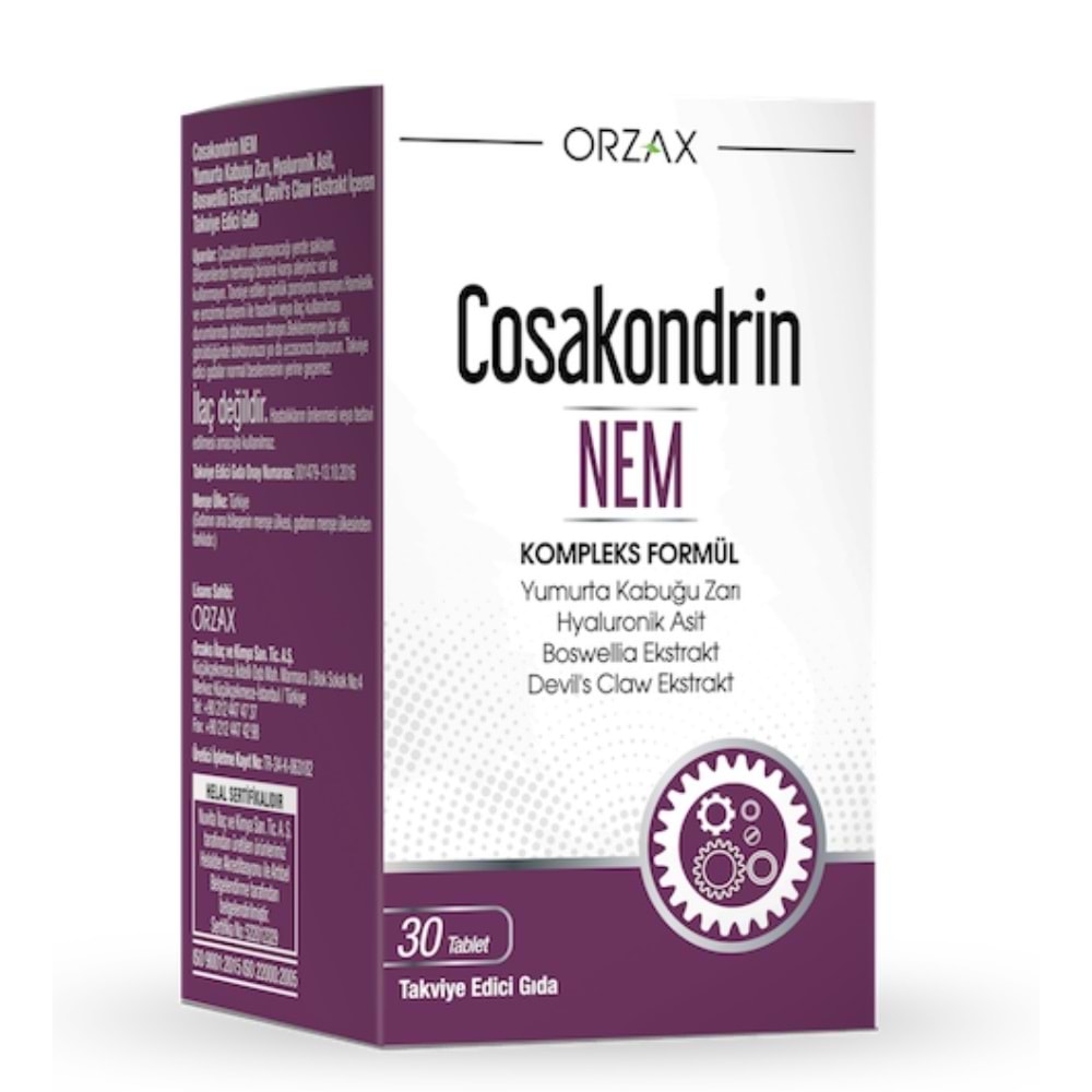 Orzax Cosakondrin MSM 60 Tablet
