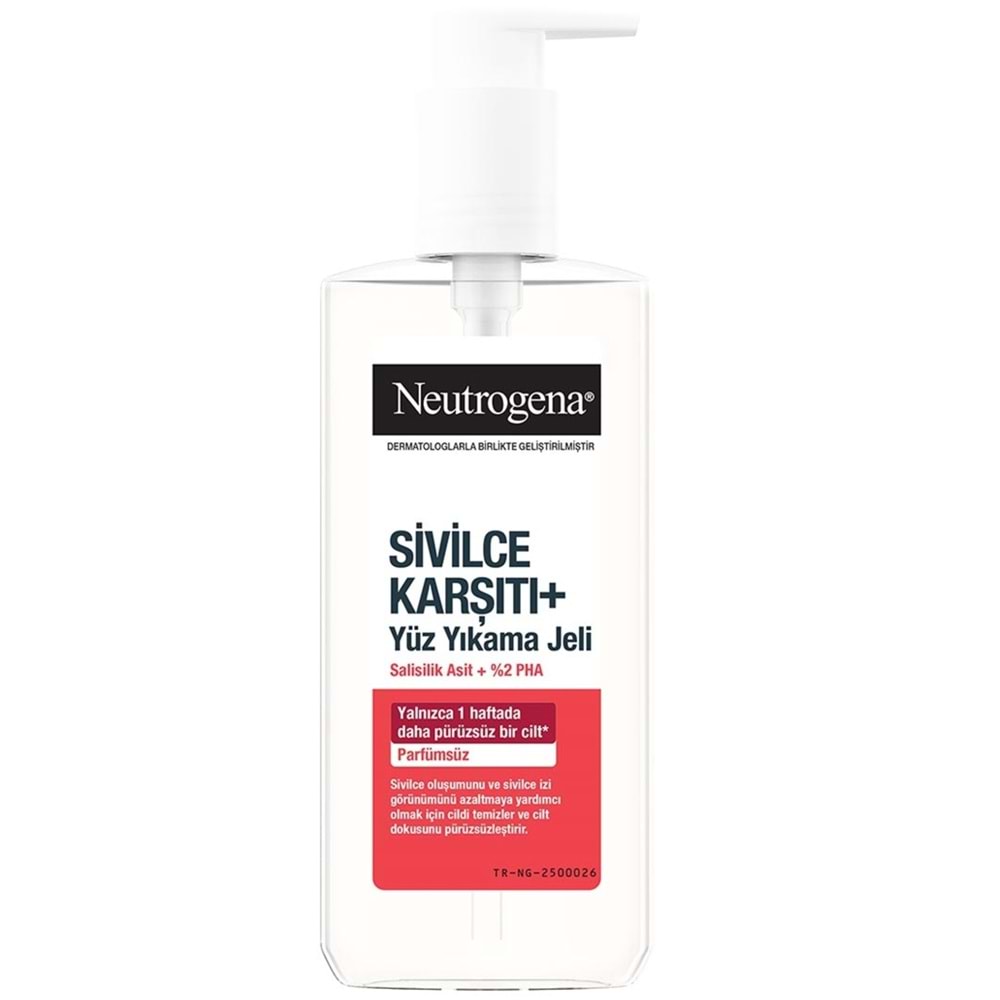 Neutrogena Sivilce Karşıtı + Yüz Yıkama Jeli 200 Ml