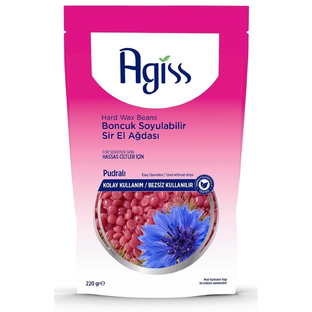 Agiss Boncuk Soyulabilir Ağda Pudralı 220G