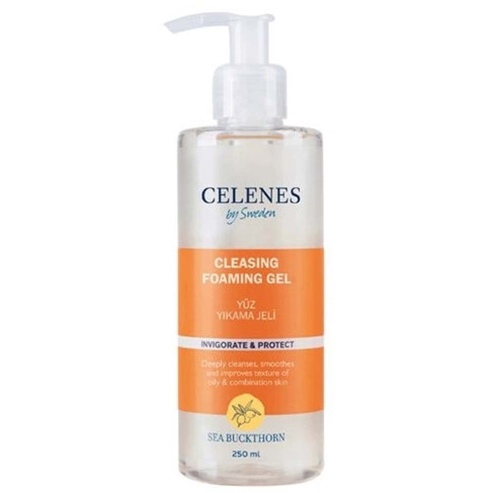 Celenes Sea Buckthorn Yağlı/Karma Ciltler Yüz Yıkama Jeli 250ml