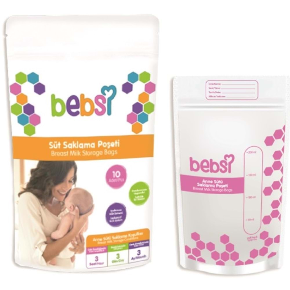 Bebsi Süt Saklama Poşeti 10Lu (562)