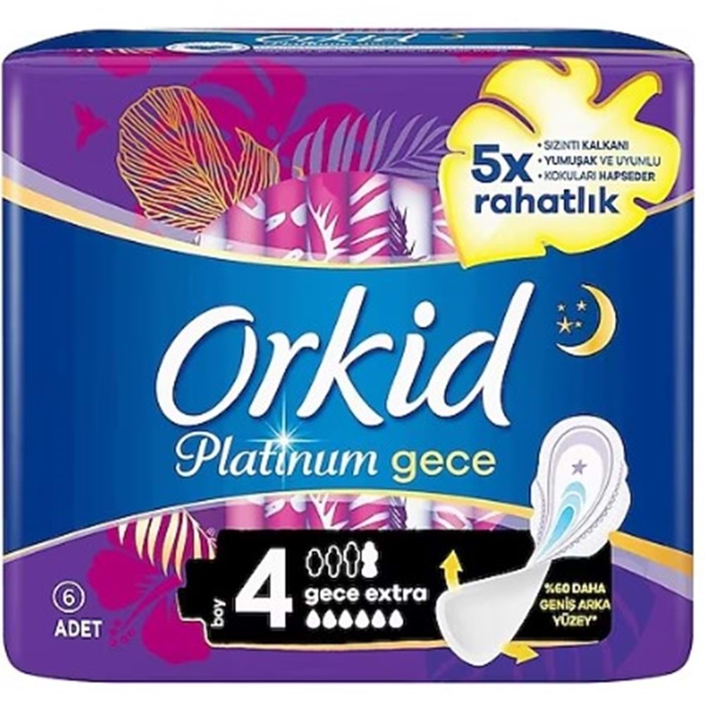 Orkid Platinum Gece Extra No:4 6Lı