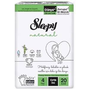 Sleepy Bebek Bezi Natural Maxi No:4 20Li