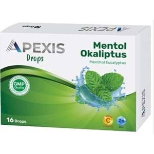 Apexıs Drops Mentol Okalıptus Aromalı 16 Pastıl