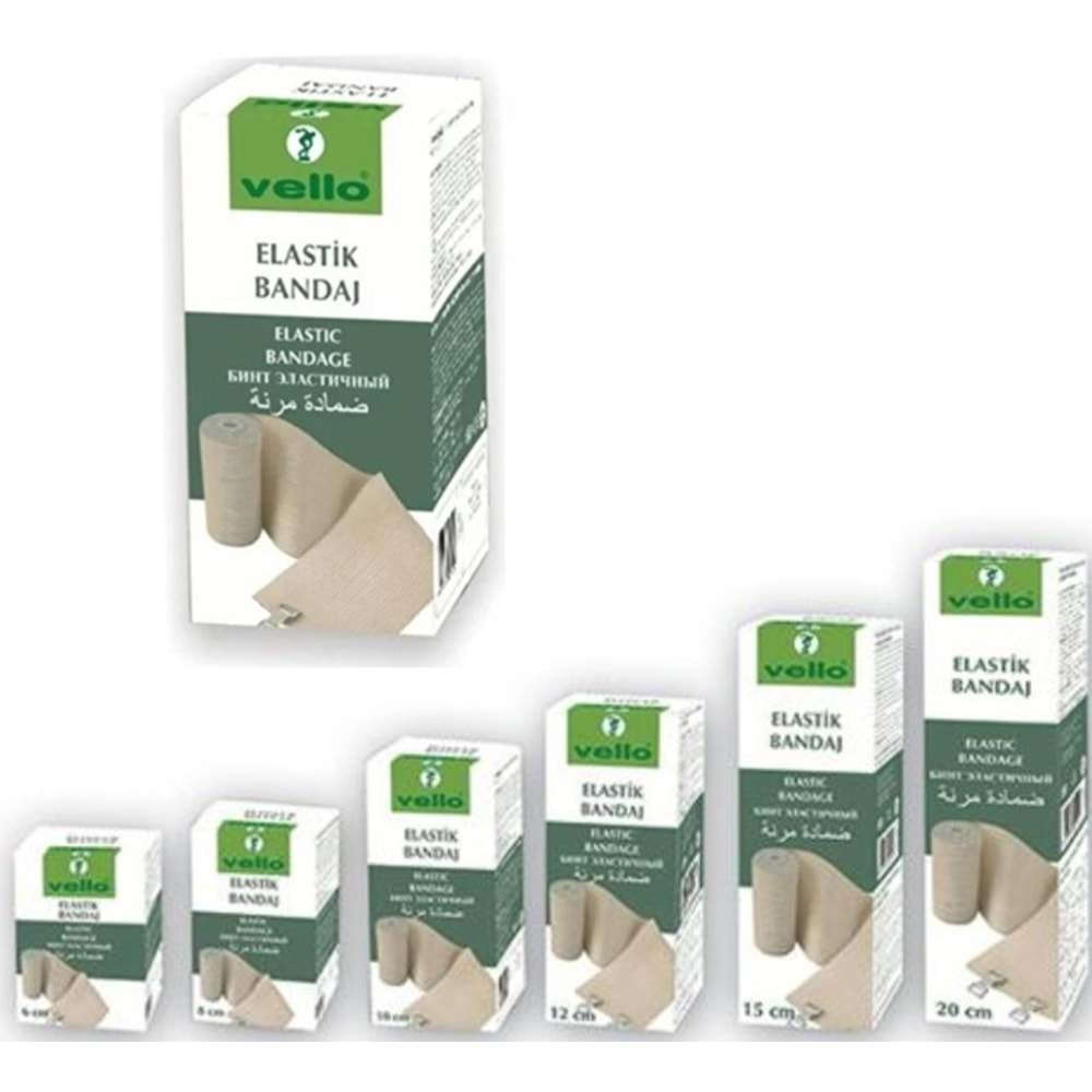 Vello Elastik Bandaj 8cm