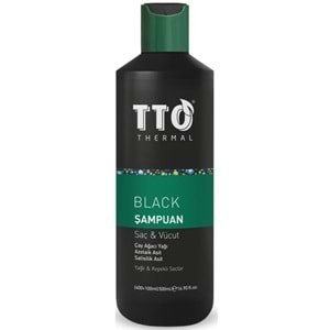 TTO Thermal Black Sampuan Saç ve Vücut 500Ml