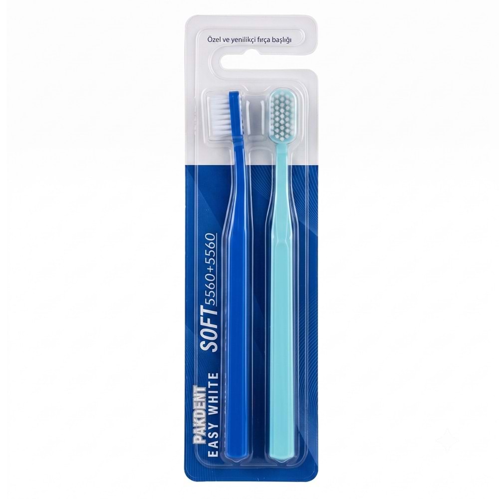 Pakdent Diş Fırçası Extra Soft 5560 - 1+1 Avantaj Paket