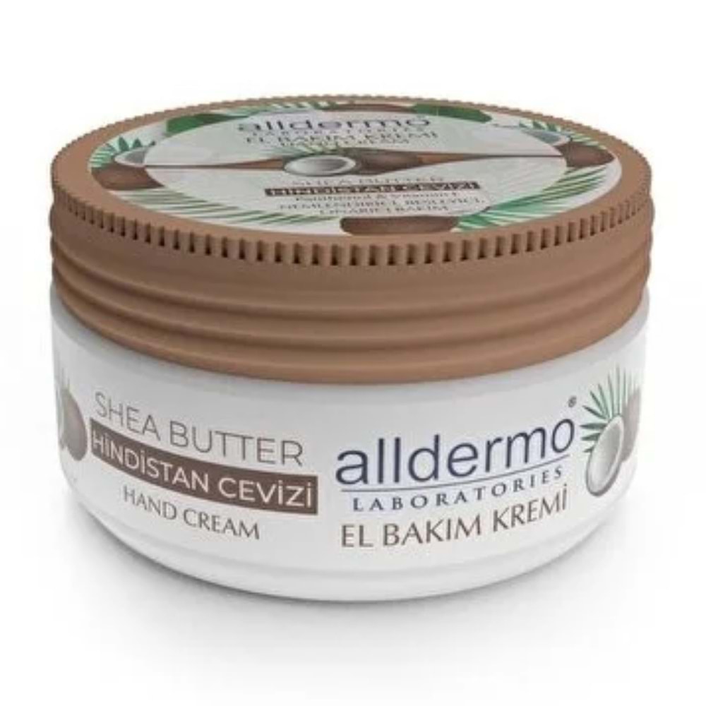 Alldermo El Bakım Kremi Shea Butter Hindistan Cevizi 150Ml