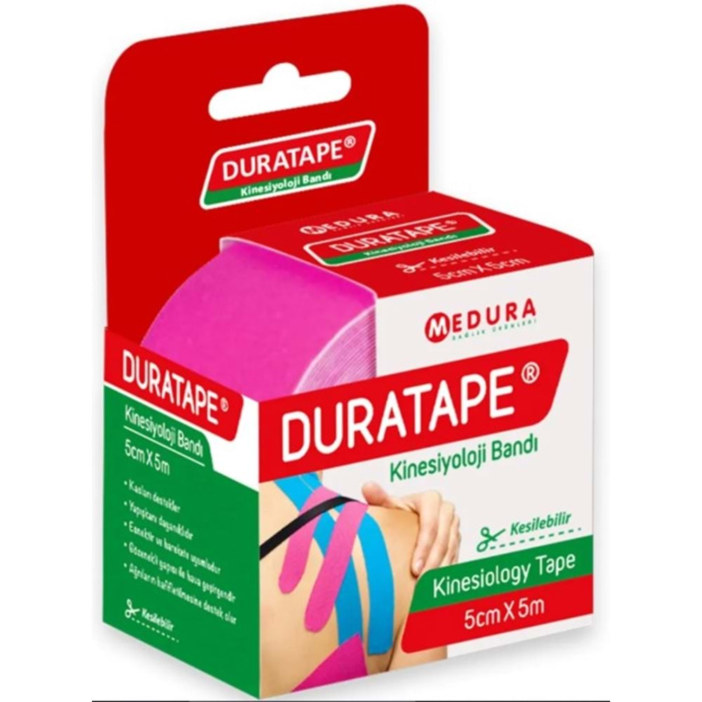 Duratepe Kinesiyoloji Bandı 5*5cm Pembe