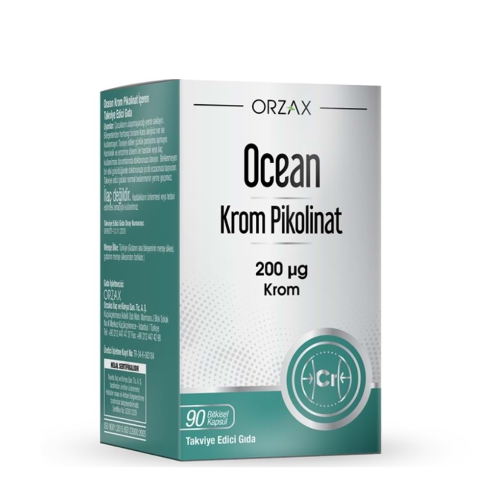 Ocean Krom Pikolinat 90 Bitkisel Kapsül