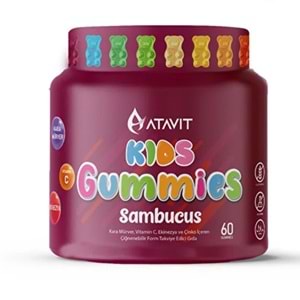 Atavit Kids Gummies Sambucus 60Lı
