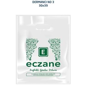 Eczane Poşeti Safir El Geçme No:3 180Li 30x39cm