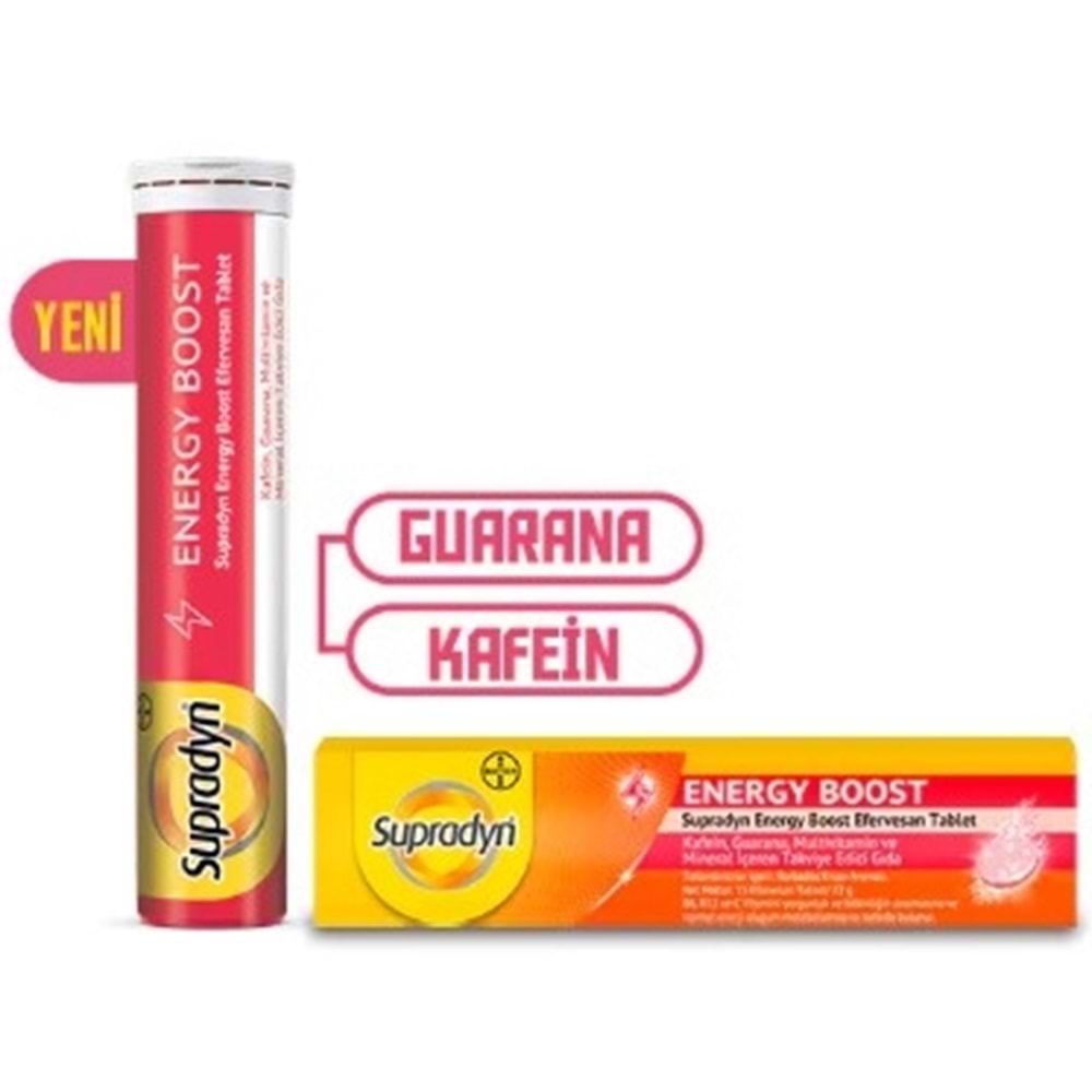Supradyn Energy Boost 15 Efervesan Tablet
