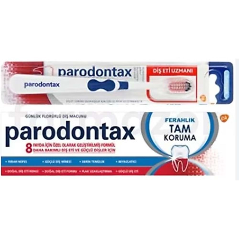 Parodontax Tam Koruma Macun 50ml+ Diş Fırçası Yumuşak Set