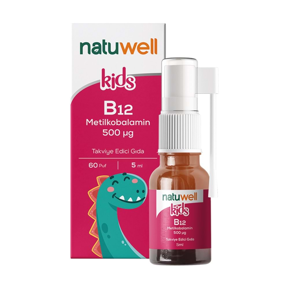 Natuwell Kids B12 Metilkobalamin 5 ml Sprey