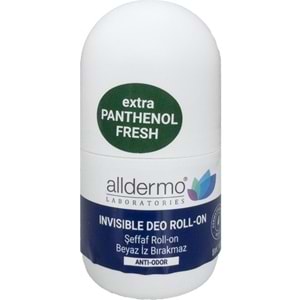 Alldermo Invisible Roll On Şeffaf, İz Bırakmaz 50ml