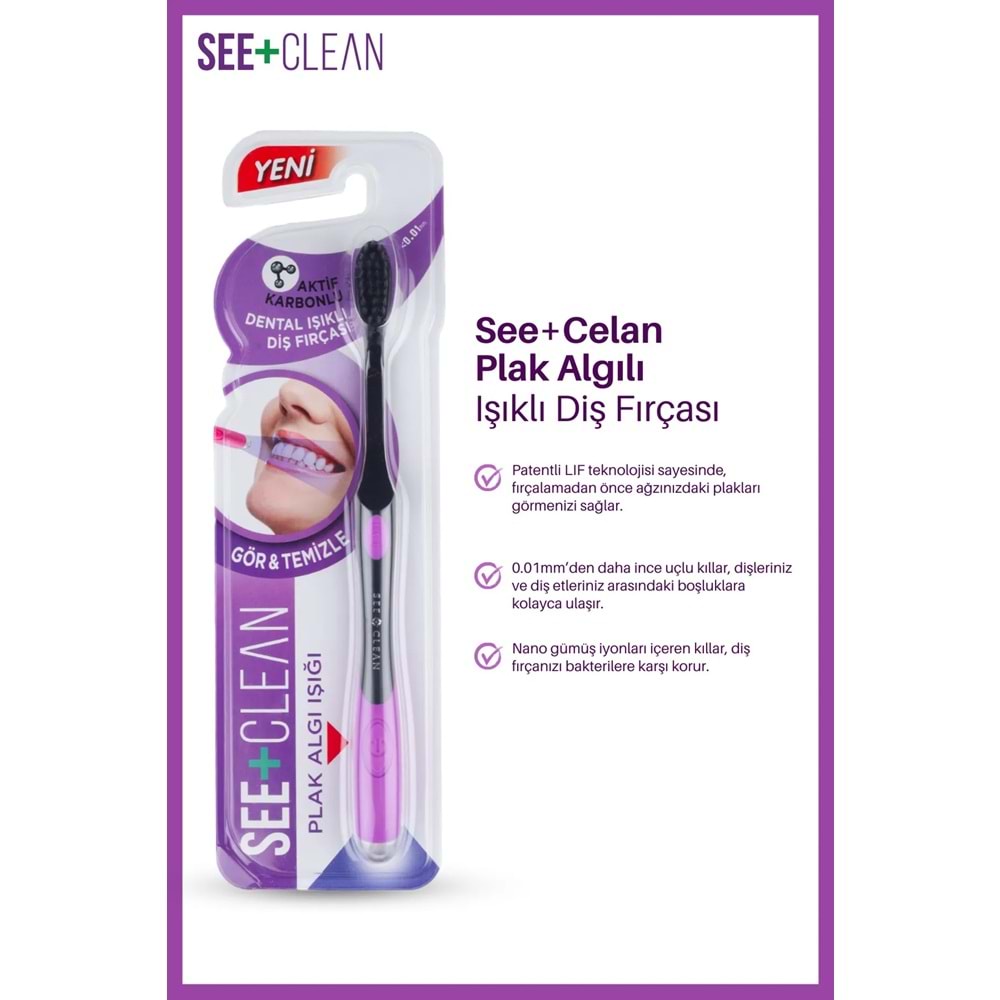 See+ Clean Işıklı Diş Fırçası Mor