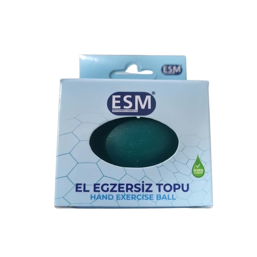 Esm El Egzersiz Topu (Stres Topu) Yumuşak Yeşil