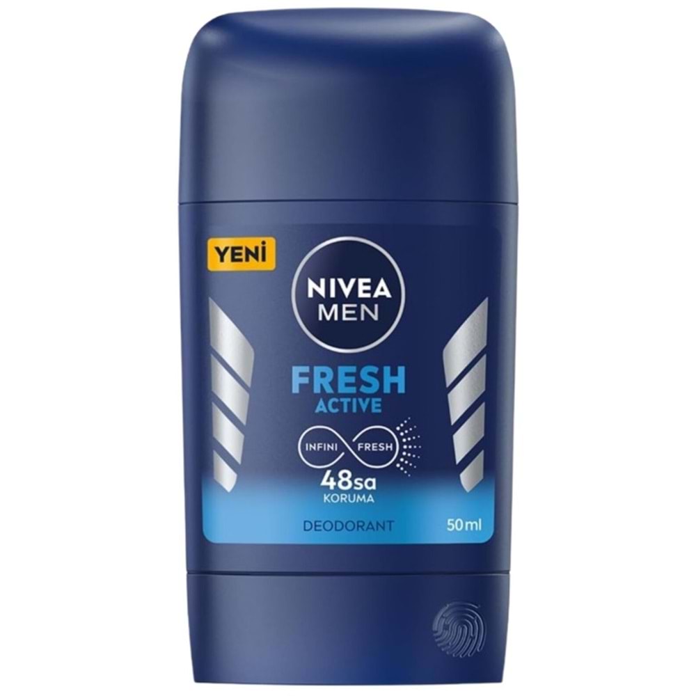 Nivea Stick Deodorant Fresh Active Erkek 50ml