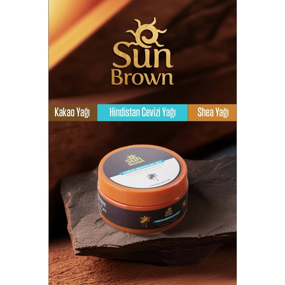 Sun Brown Yoğun Bronzluk Güneş Jeli 200 mL