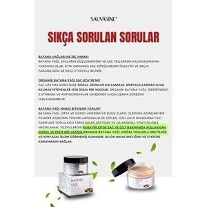 Sauvasine Batana Yağı Ham ve Saf Saç Bakım Yağı 120g