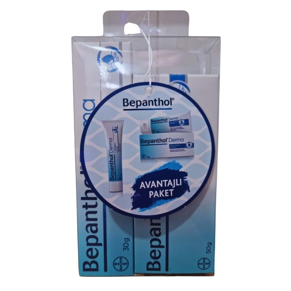 Bepanthol Onarıcı Bakım Merhemi 50 gr & Cilt Bakım Kremi 30 gr